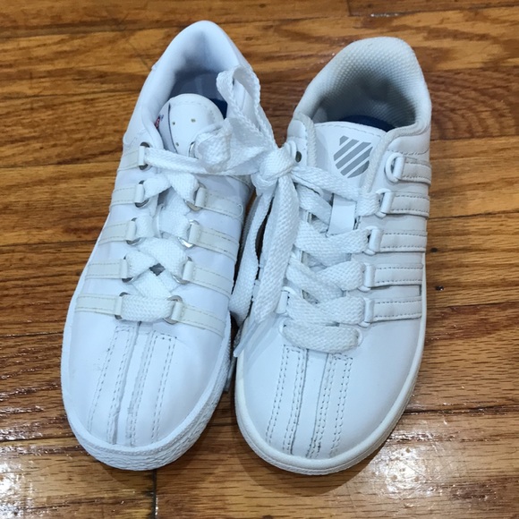 NEW K-Swiss Little Kids White Sneakers - Picture 2 of 5